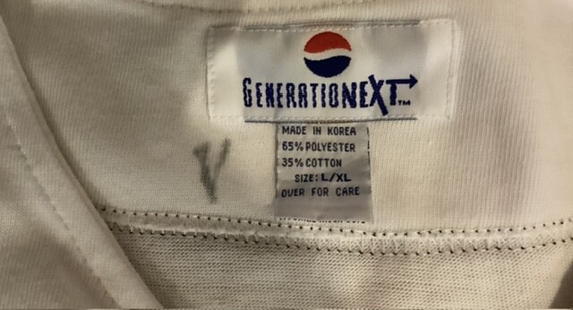 PEPSI Generation Next Promo Baseball Jersey Shirt Men's Sz L/XL Short Sleeve 90s gallery