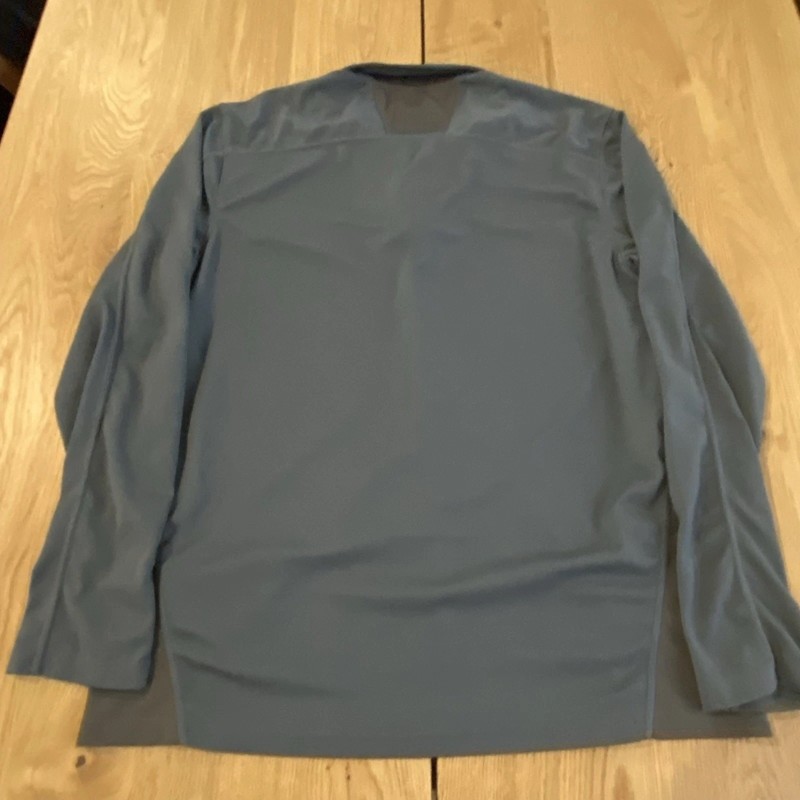 Timberland 1/4 Zip MENS SIZE Large Blue Gray Pullover Performance Vented Shirt gallery