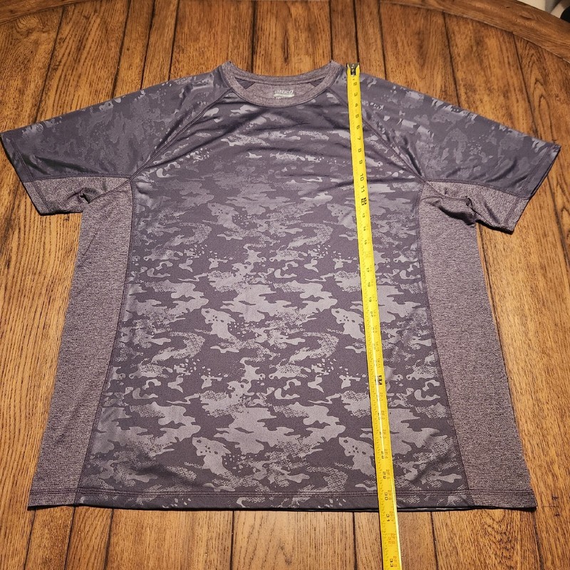 BCG Tru-Wick Gray Grey Silky Athletic Sports Camoflauge Shirt Mens (2XL) gallery