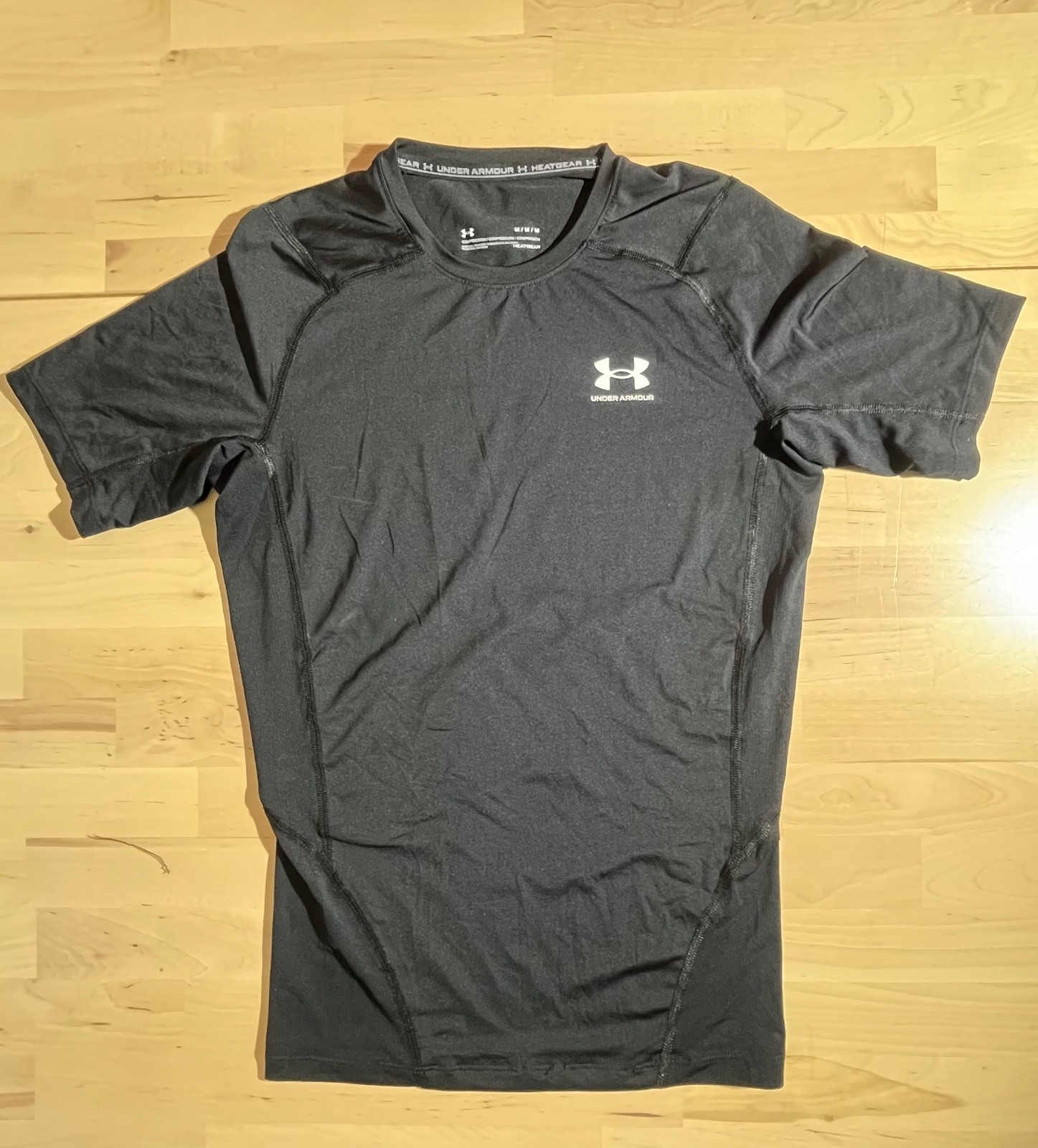 Under Armour HeatGear Compression Short Sleeve T-Shirt - Black (Size M) gallery