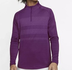 Nike Dry Vapor 1/4 Zip Long Sleeve Golf Top Vivid Purple BV0390-502 Men’s Sz XL