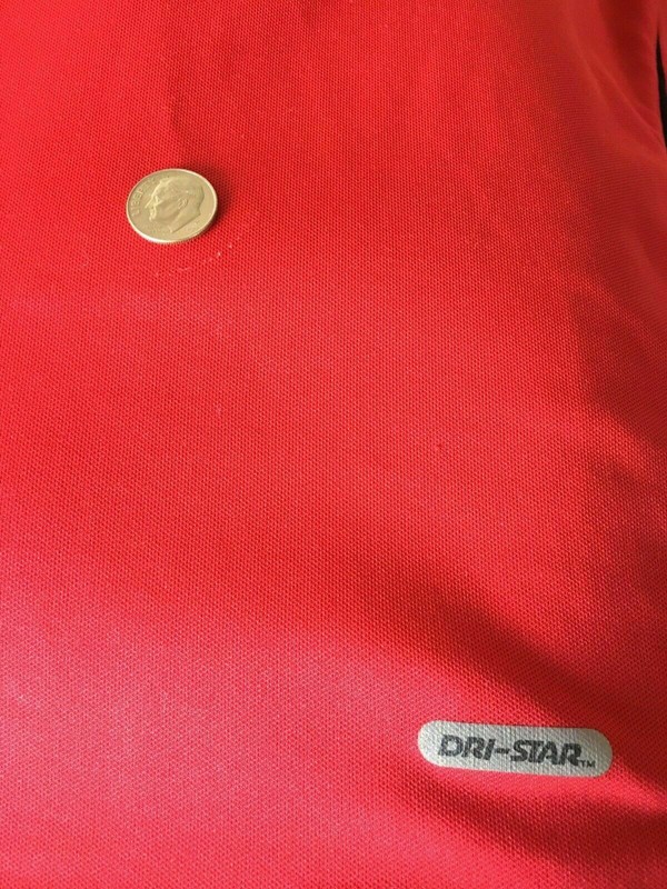 Starter Dri Star Quarter Zip Athletic Workout Shirt Red Size Small gallery