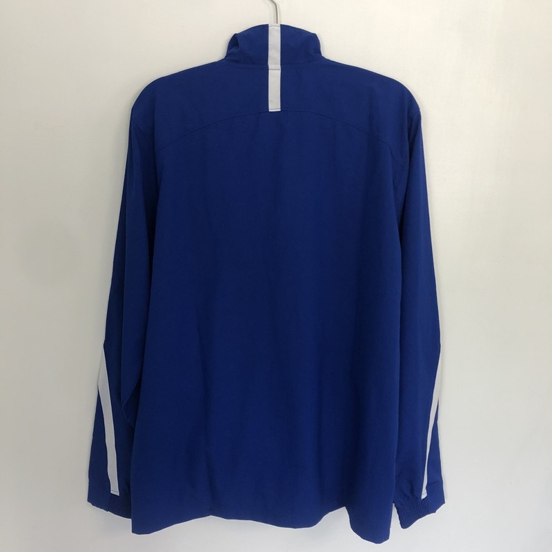 UNDER ARMOUR LOOSE Fit Men’s Blue/White 1/4 Zip Long Sleeve Pullover Size LG/G gallery