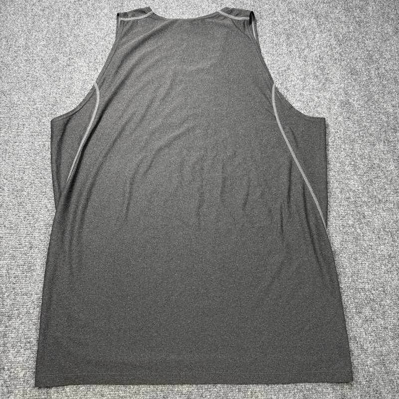 Neleus Shirt Mens 2XL Grey Performance Tank Sleeveless Gym Fitness Workout gallery
