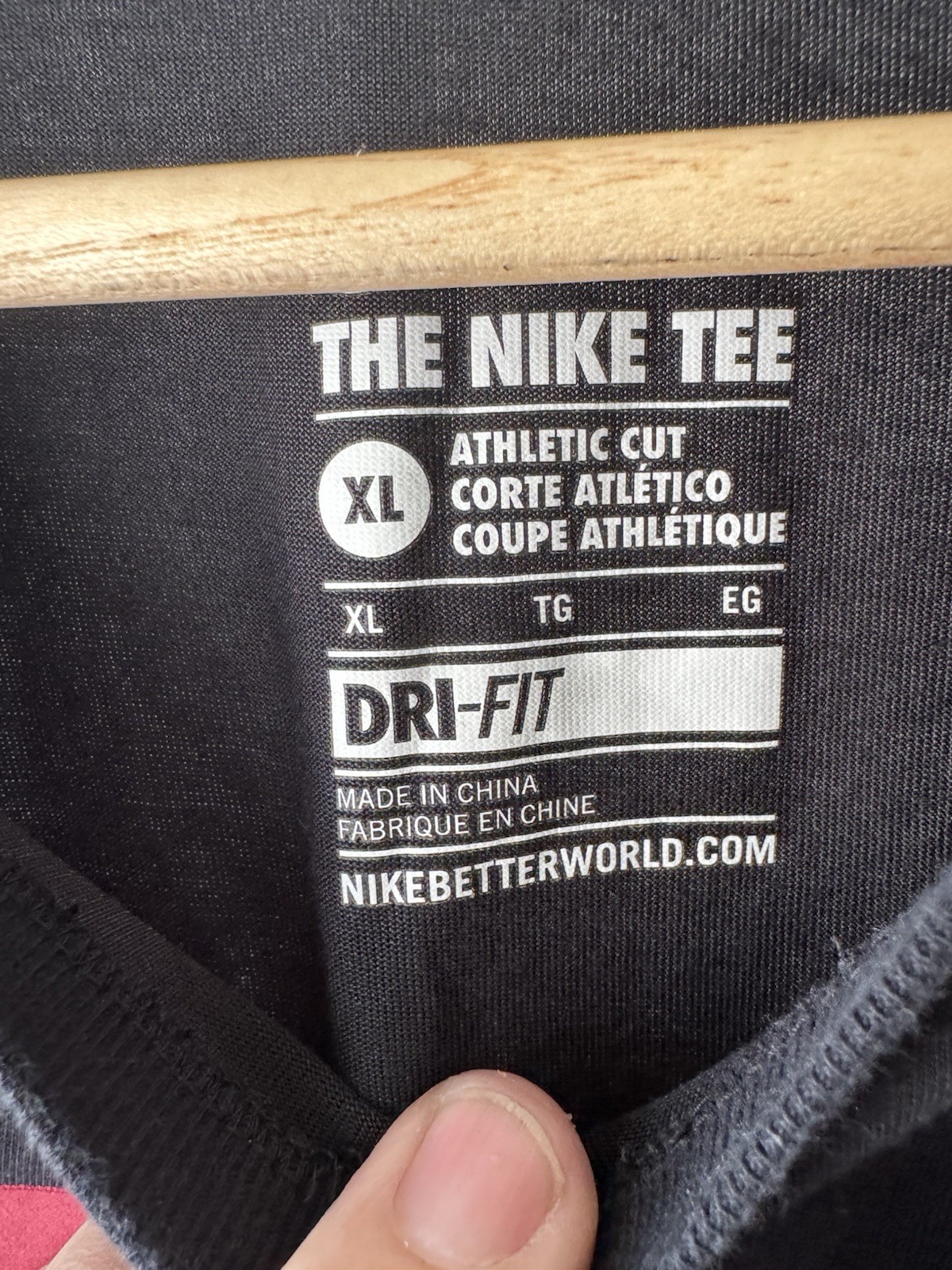 Nike SB Dri-FIT Long Sleeve Graphic Shirt Black Pink Athletic Cut XL Skate Tee gallery