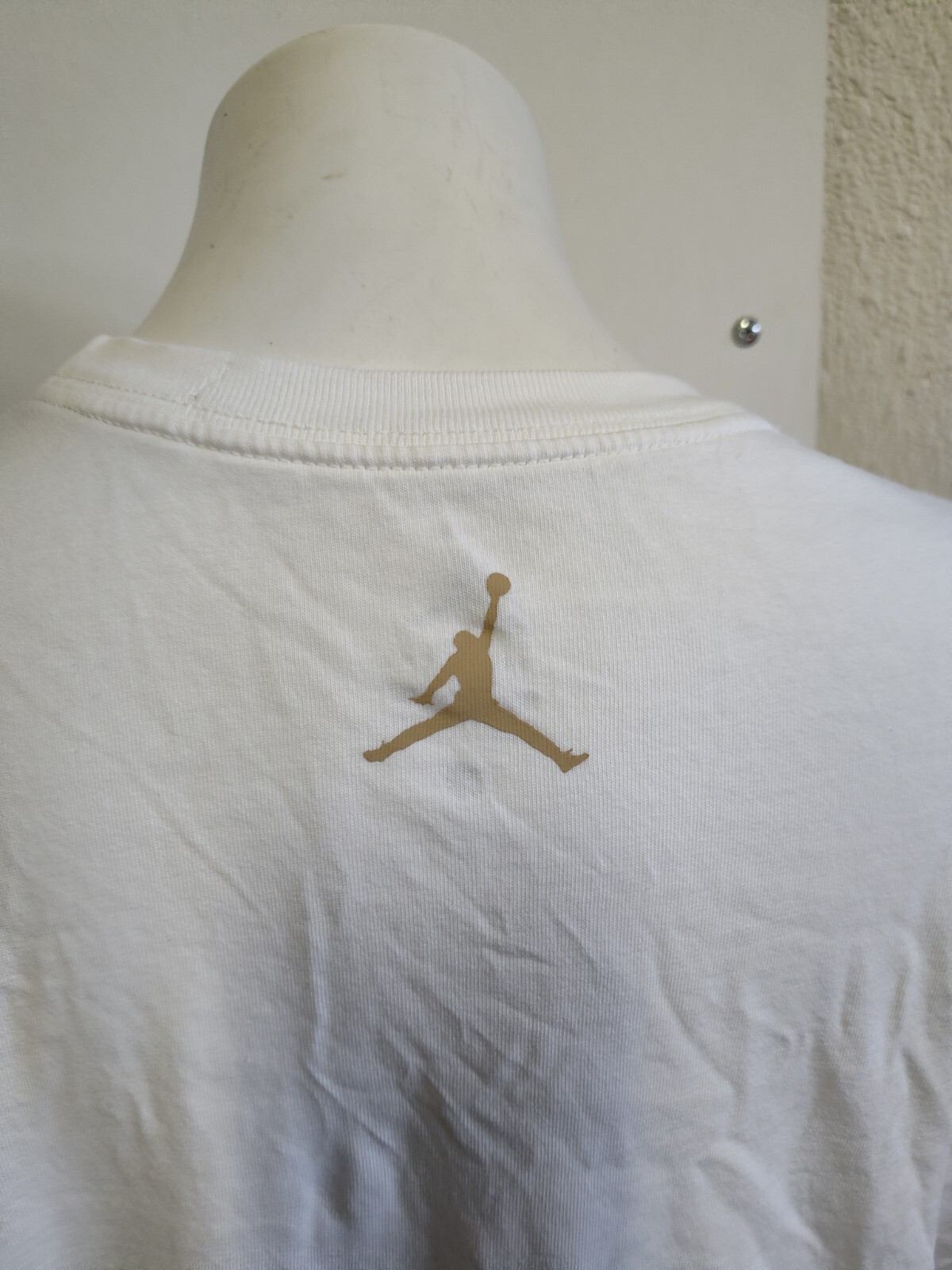 Flaming Basketball Hoop Net Jordan Nike Dri- Fit T Shirt XXL White 2XL gallery