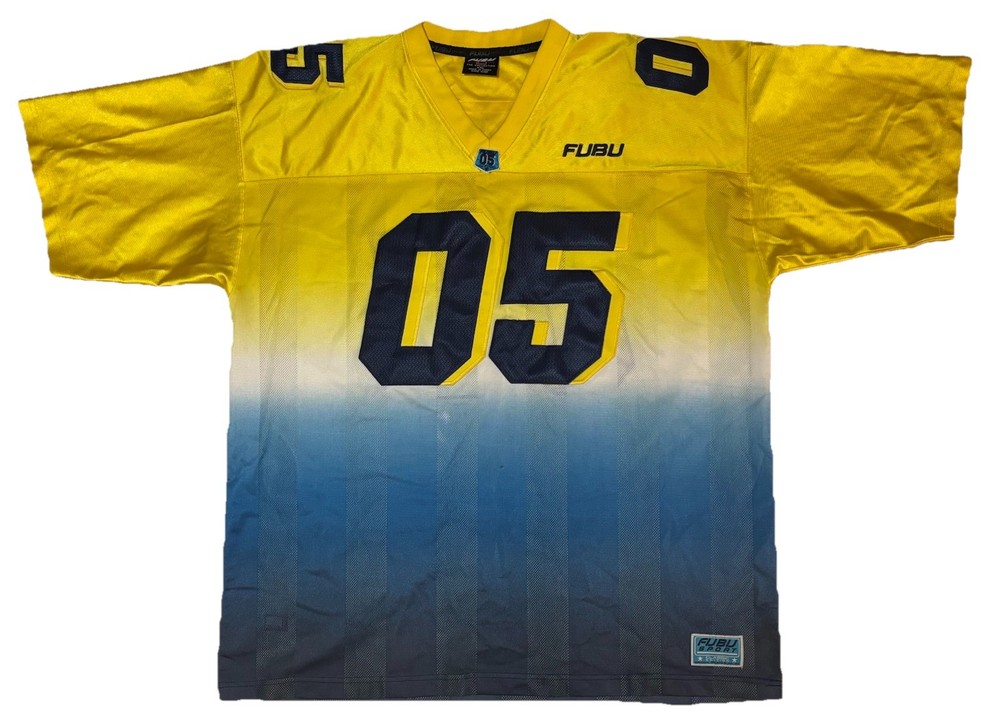 Vintage FUBU All Stars Football Jersey Streetwear 90s Y2K 05 XXL Rare Colorway