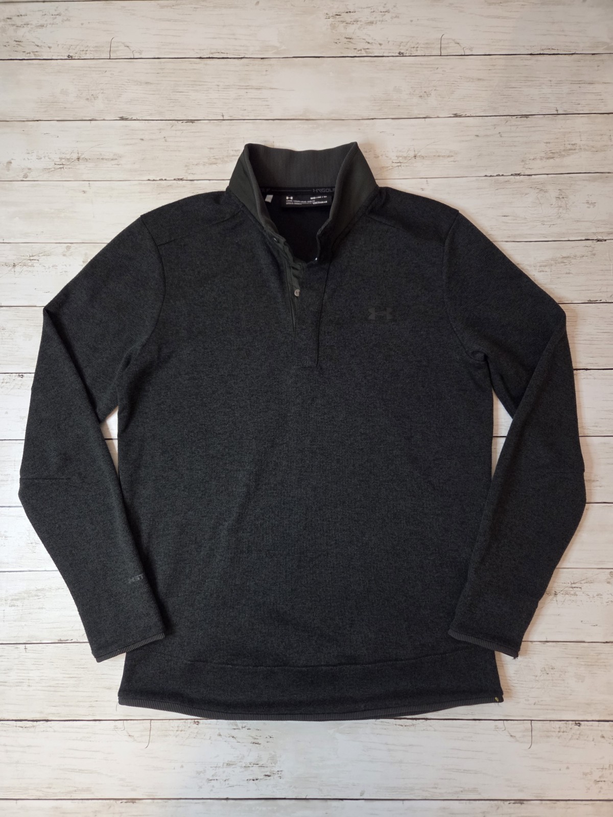 UNDER ARMOUR MENS GREEN SWEATER SZ M gallery