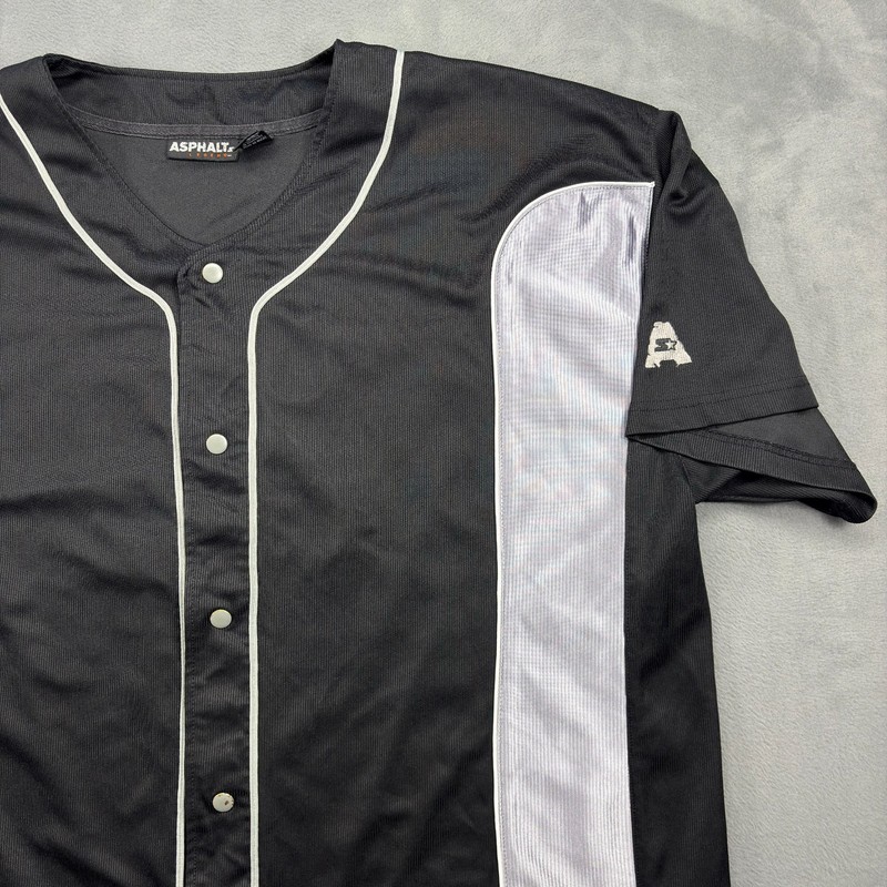 Vtg Starter Jersey Men's 2XL Black Asphalt Legends Y2K Hip-Hop Street All-Stars gallery