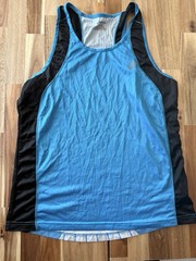 Asics Running Singlet Jersey Tank Blue Never Worn Size Medium M