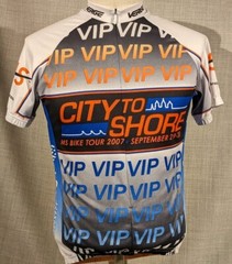 2007 Verge Gear Sport City To Shore Men’s Cycling Jersey Bike MS Shirt Size S