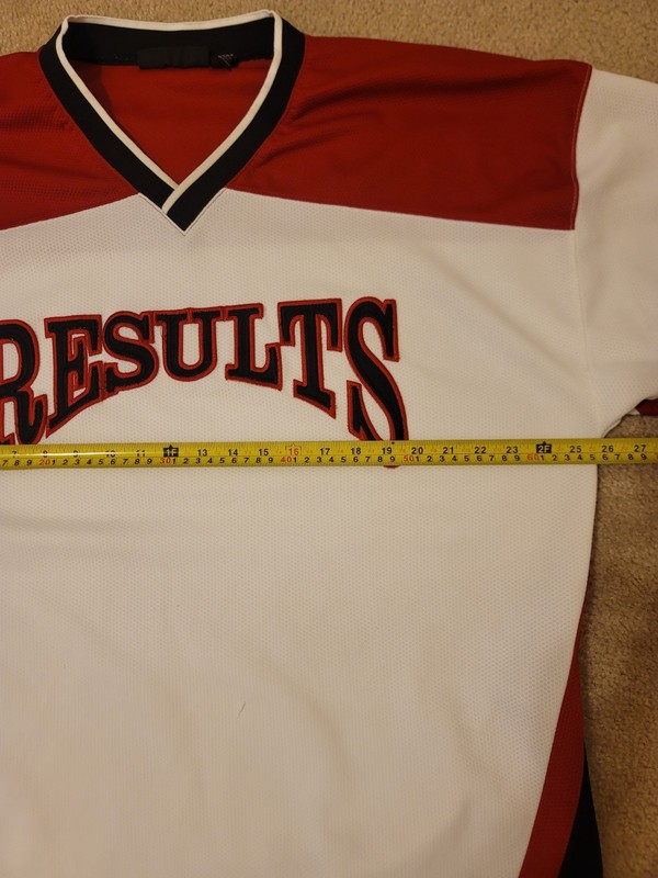 Vintage Results Mens Baseball Jersey Adult XXL White gallery