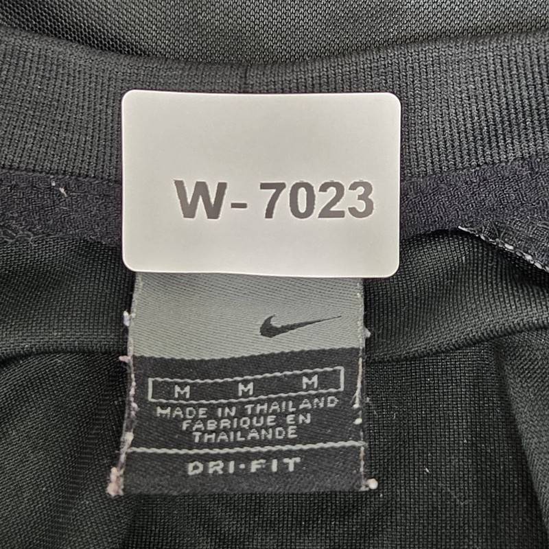 Nike Men Shirt M Black Dri-Fit Activewear Mini Center Swoosh Embroidered Logo gallery