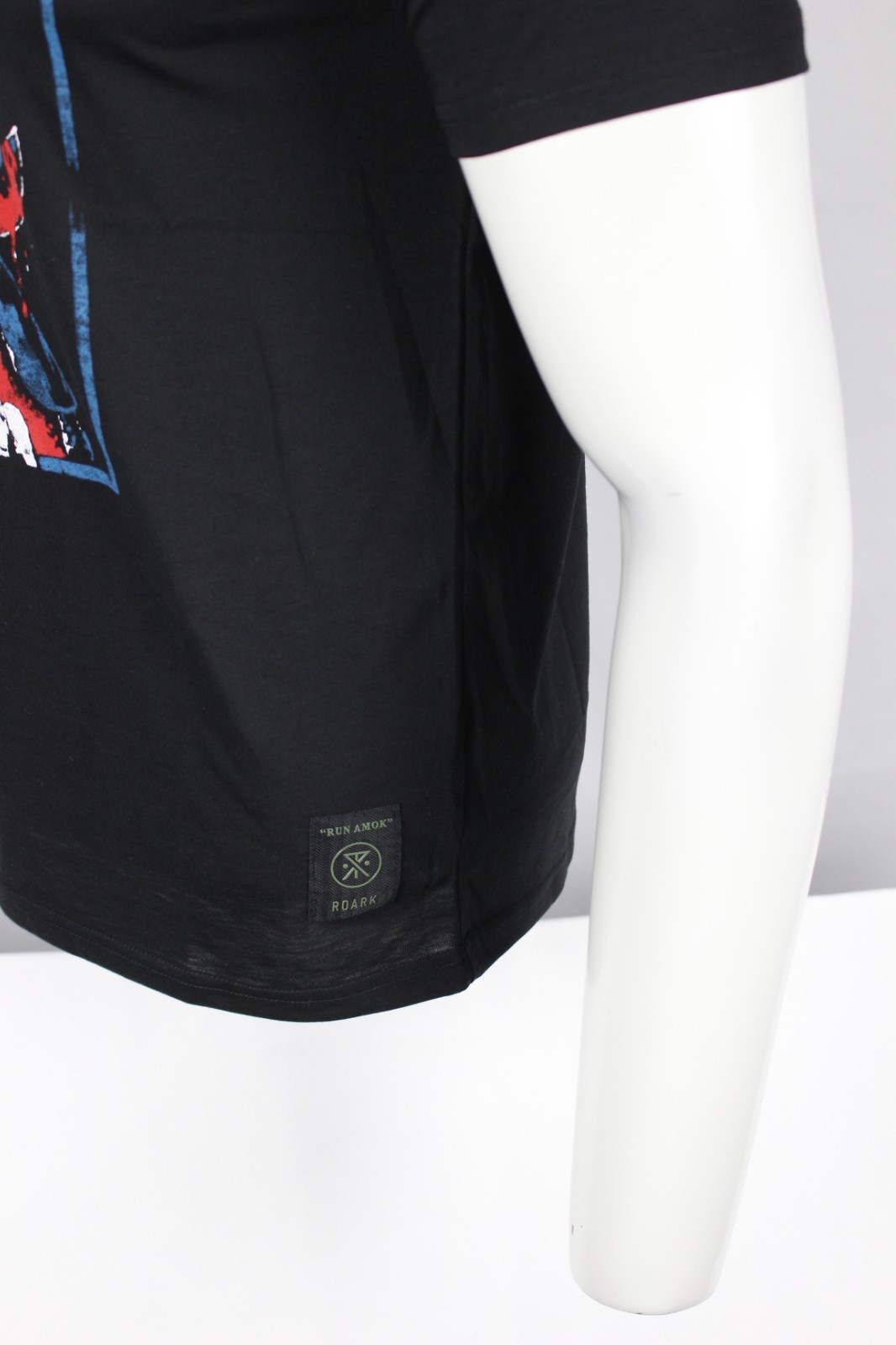 Roark Run Amok Men's Shirt Mathis Axe Short Sleeve Small S Black RK387 gallery