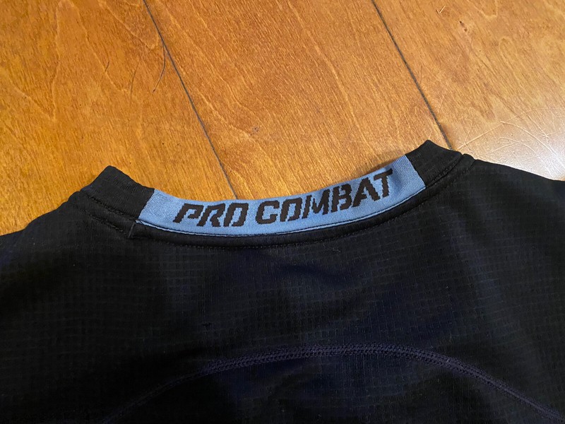 Nike Pro Combat Vapor Max Kobe Black Long Sleeve Football T Shirt Mamba gallery