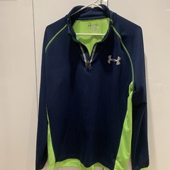 Under Armour T Shirt Qtr Zip All Season Gear. Long Sleeve Men’s Large