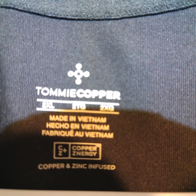Tommie Copper Men’s Compression Shirt -2XL–Black–Lower Back Support New, no tags gallery