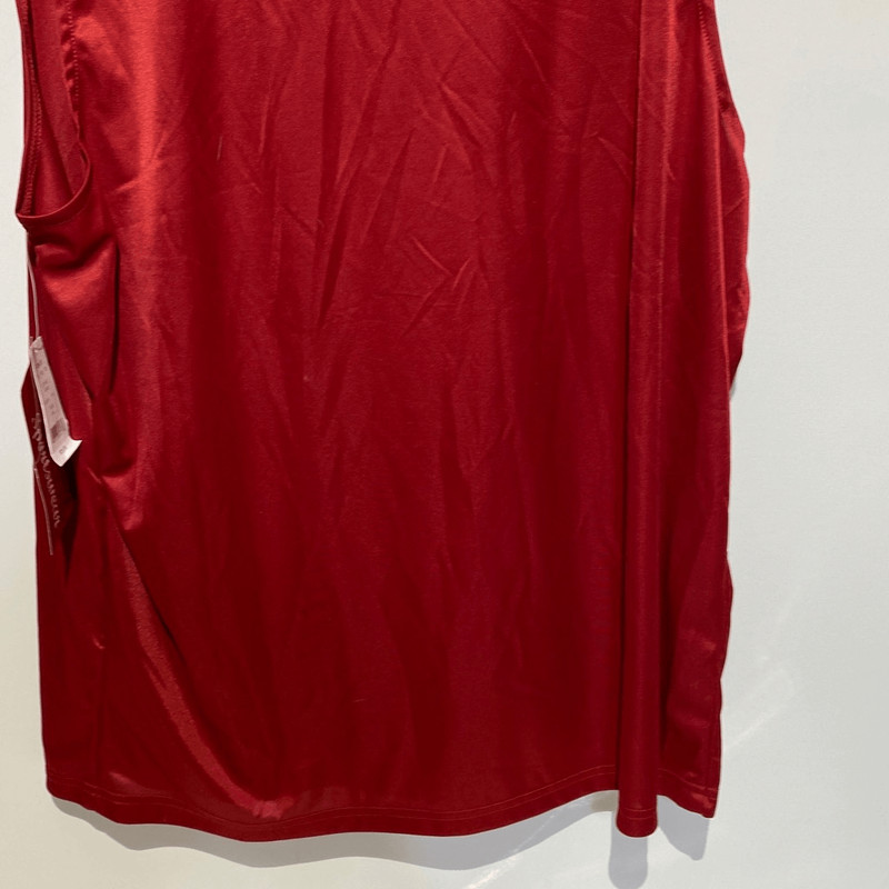 American Classic Sportswear Men's Athletic Glossy Tank Jersey Shirt Red XXL NWT gallery