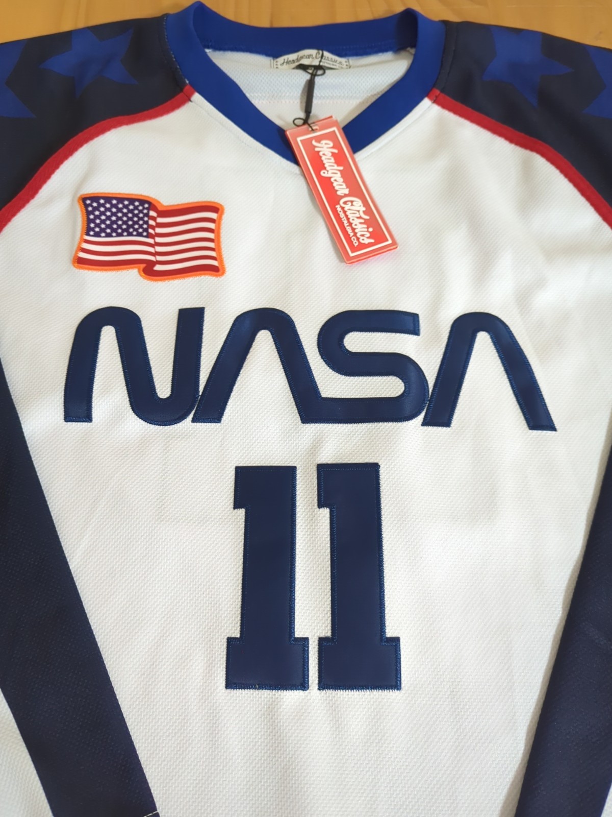 NASA Apollo 11 Headgear Classics Hockey Jersey Small S Mens Streetwear New gallery