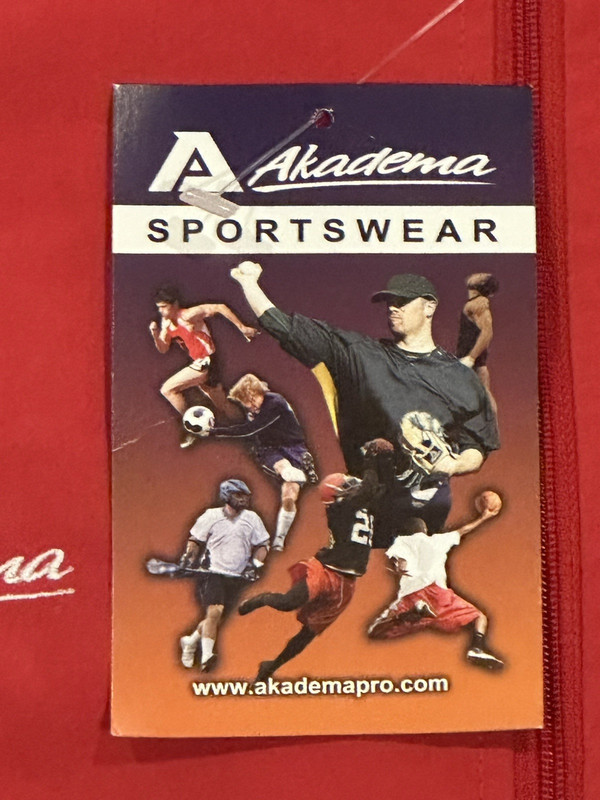 Akadema Pullover Red Dugout Practice Jacket M Baseball gallery