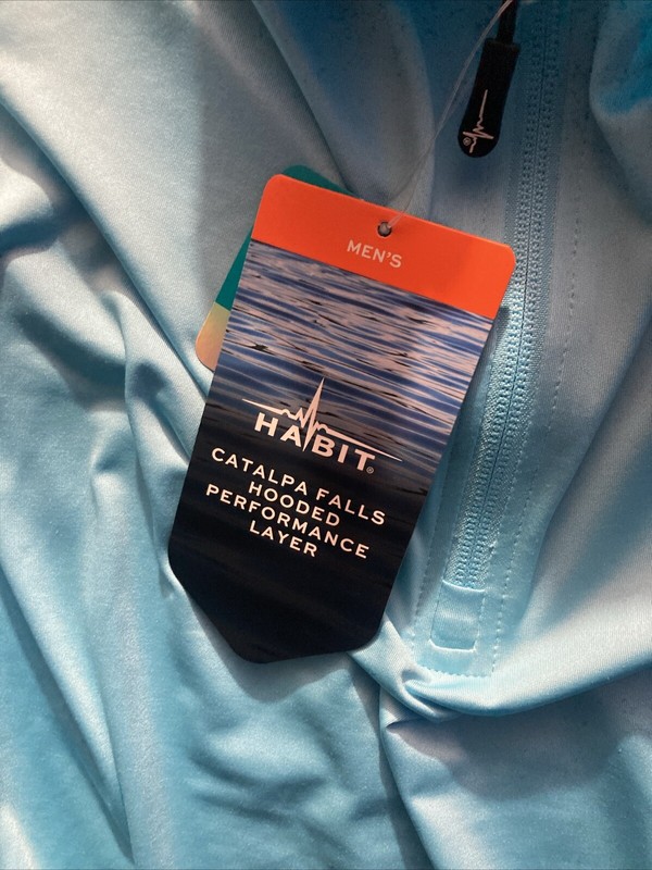 Habit 2XL men's hooded catalpa falls performance layer top gallery