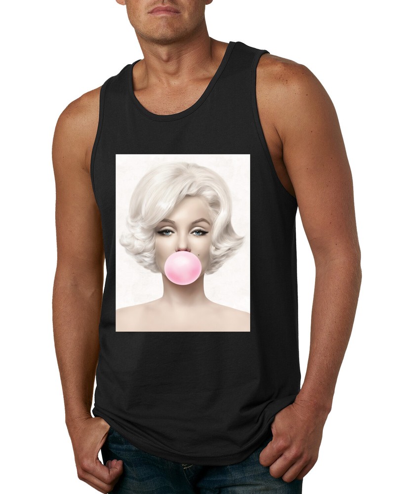 Marilyn Monroe Gun Men Tank Top