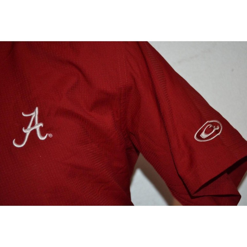 37531 Drake Waterfowl Shirt Alabama Crimson Tide Maroon Size Small Mens gallery