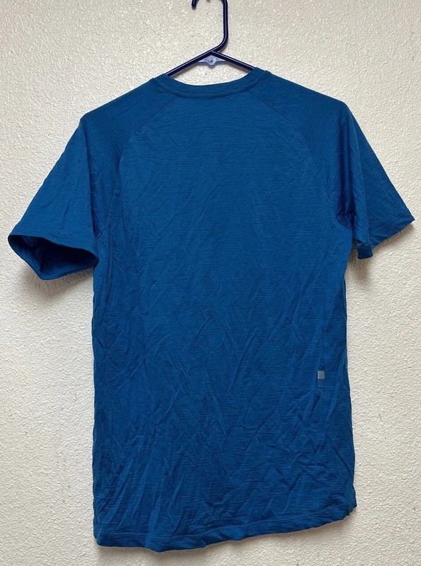Rapha Merino Wool Classic Blue T-Shirt Basic Men's Activewear Tee Sz M Flaw gallery
