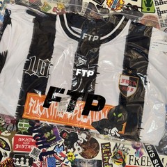 FTP Blurred Vision Soccer Jersey White Size XL BRAND NEW