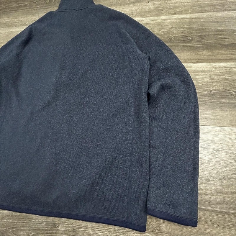 Patagonia Better Sweater 1/4 Zip Jacket Mens Medium Blue Pullover Fleece 25522 gallery