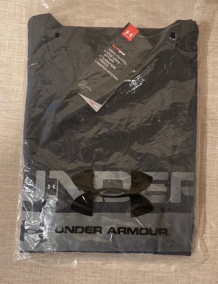 Men's Under Armour Team Issue Logo Tee Size XXL- Black gallery
