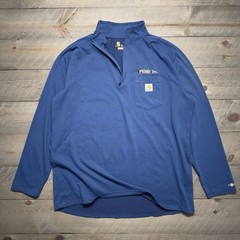 Carhartt Force 1/4 Zip Mens XL Relaxed Fit Long Sleeve Prime Inc Trucking Huron