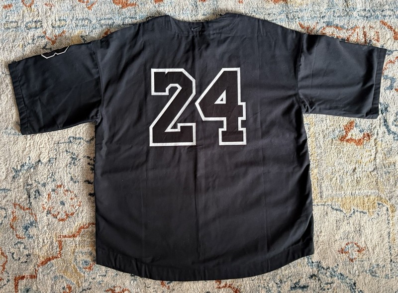 Nike Kobe Bryant Mamba Baseball Jersey Black, Men’s, Large-Tall, IB0007-010 gallery