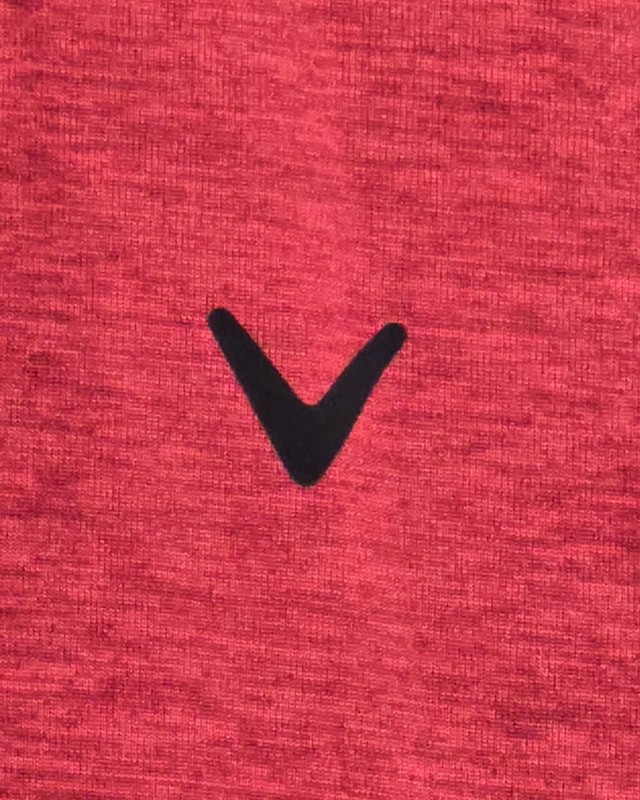 Callaway Opti-Dri Short Sleeve Performance Tee Red Golf Shirt Men's Size Large gallery