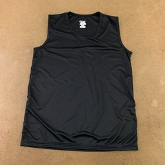 Soffe Adult Size Small Black Lightweight Sleeveless Muscle Tee New