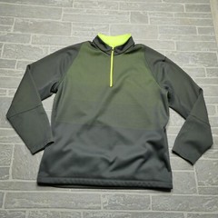 Nike Golf Tour Performance Hypervis Sweater Adult XL Gray Neon Iridescent Yellow
