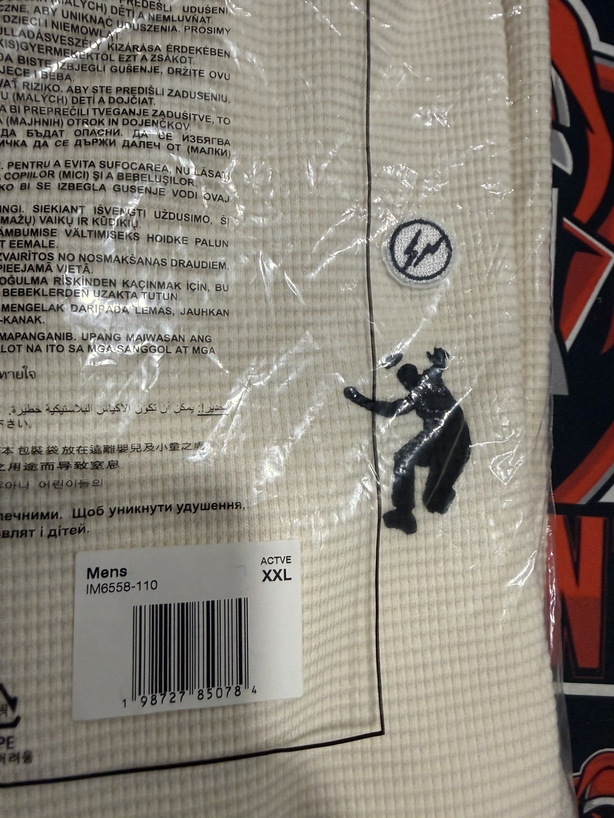 Union x Fragment x Jordan Thermal (Pale Ivory/Team Orange/White/Black) Size XXL gallery
