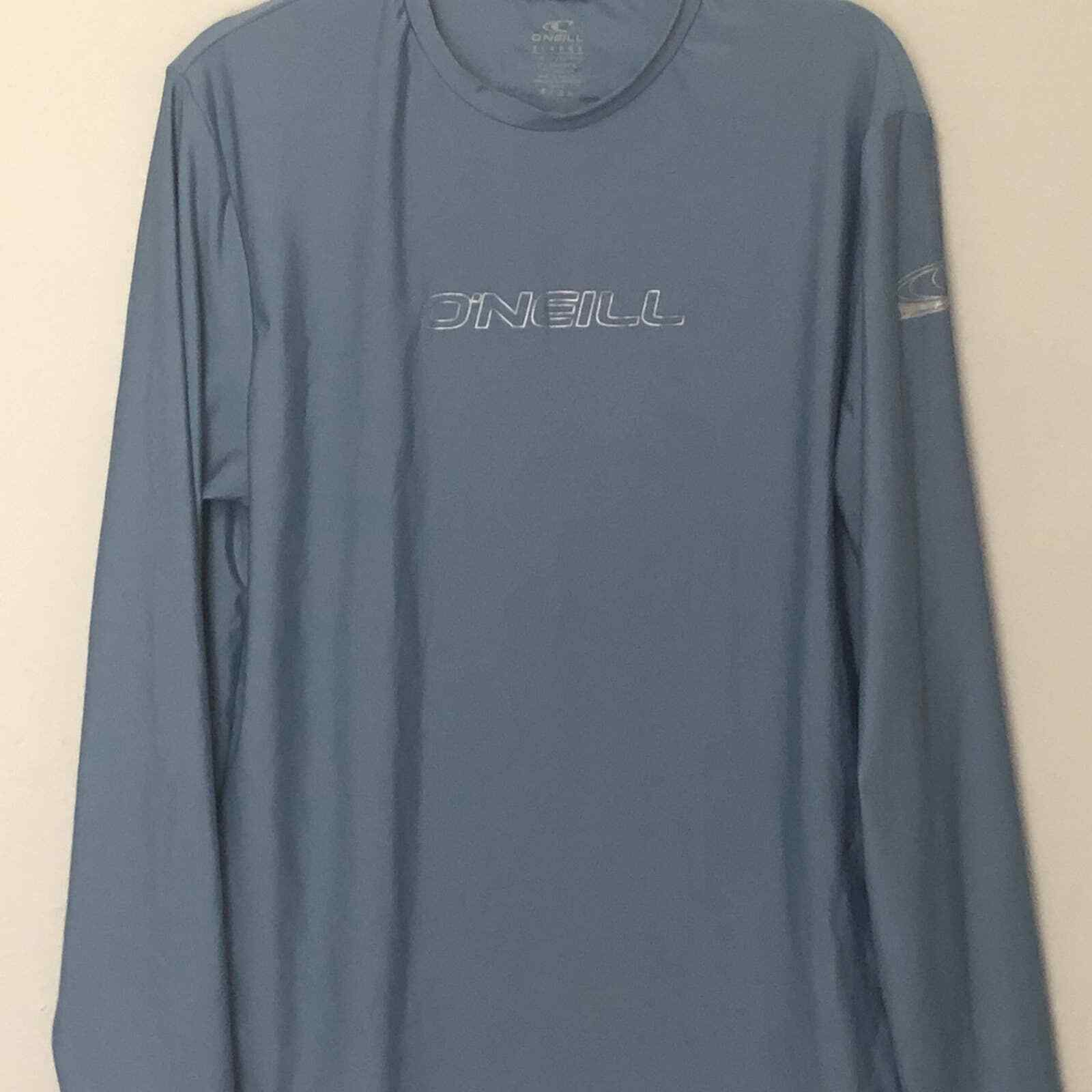 O’Neill Swim Shirt Rash Guard Men’s XL Dusty Blue NWOT gallery