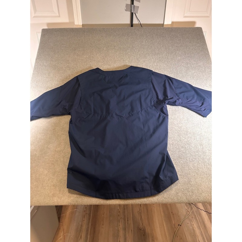 Nike Pro Hypercool Mens V-Neck Training Top Navy Blue Short Sleeve Shirt CL gallery