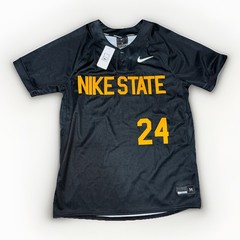 Nike State Vapor Select Two Button Baseball Jersey Men’s M Black Yellow