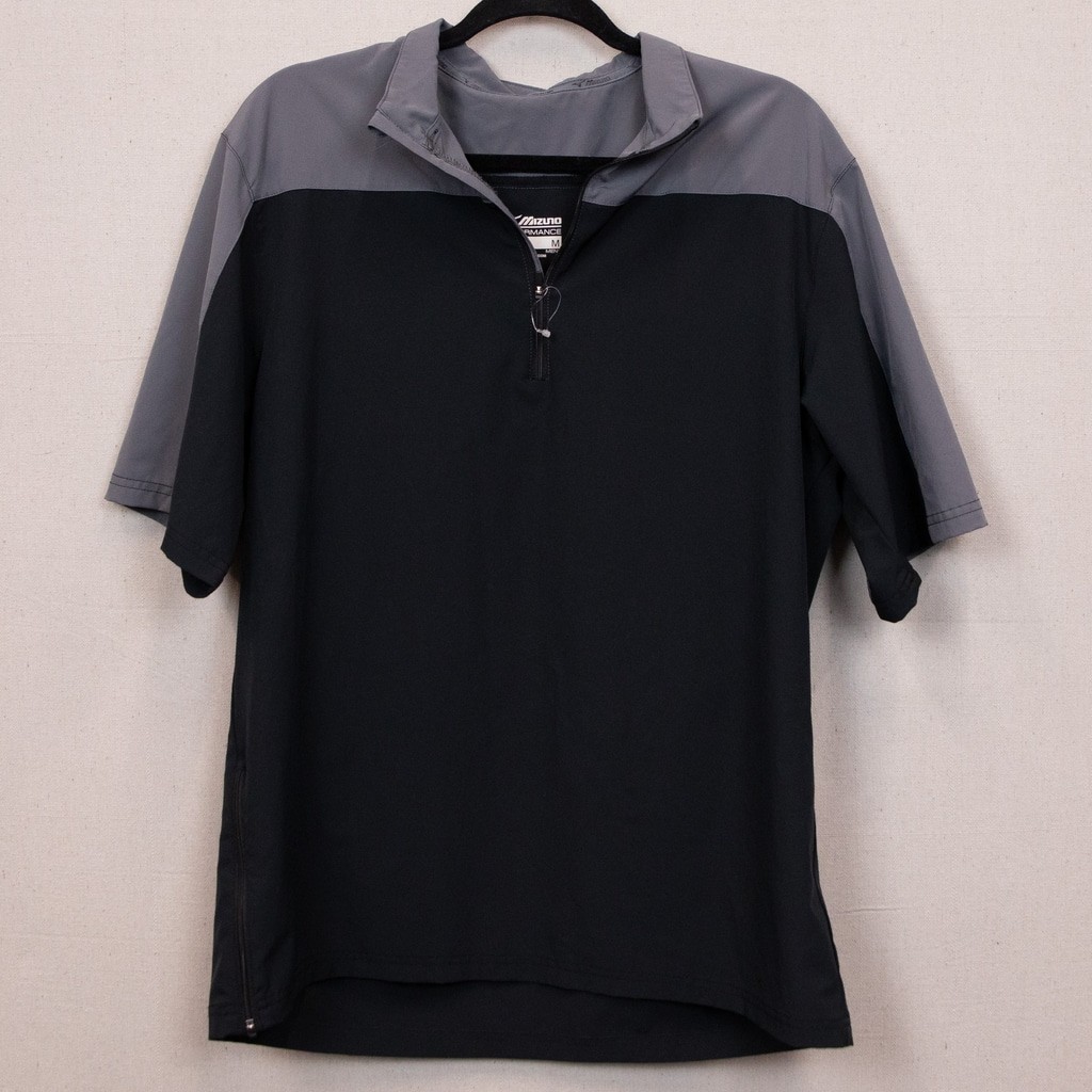 Mizuno black and grey batting jacket-M gallery