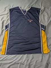 Vintage Polo Sport Ralph Lauren Shirt Men XL Blue Basketball Jersey Training Gym