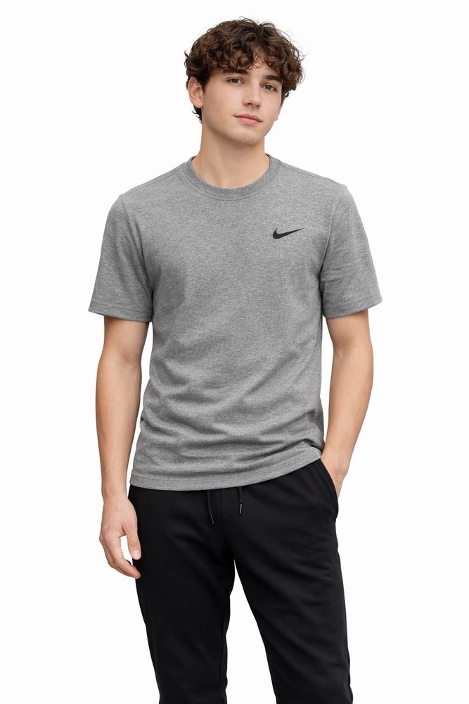 Nike Men's Dri-FIT Legend Fitness T-Shirt Midnight Fog Grey Size Small S Swoosh