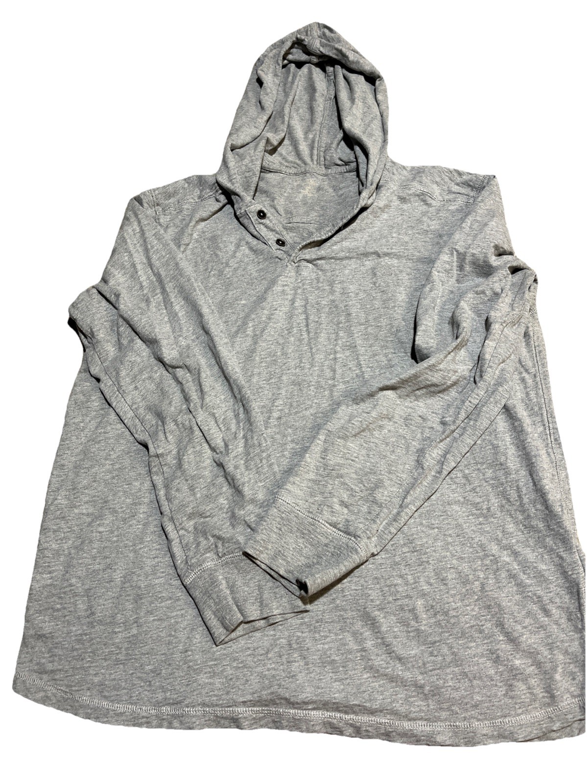 Timberland Men's Pullover Shirt Long Sleeve Hooded Gray Size L gallery