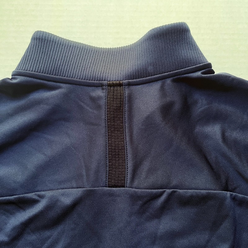 Nike Dri-FIT Vapor Shirt 1/4 Zip Golf Pullover Mens S BV0390-451 Navy Blue Strip gallery