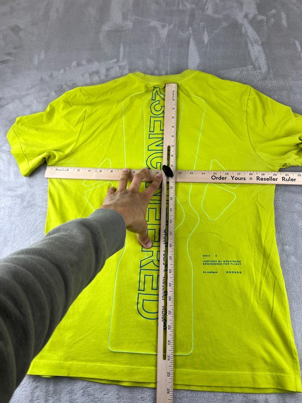 JORDAN 23 MEN'S ENGINEERED PRINT Athletic Shirt LIME GREEN MEDIUM Basketball gallery