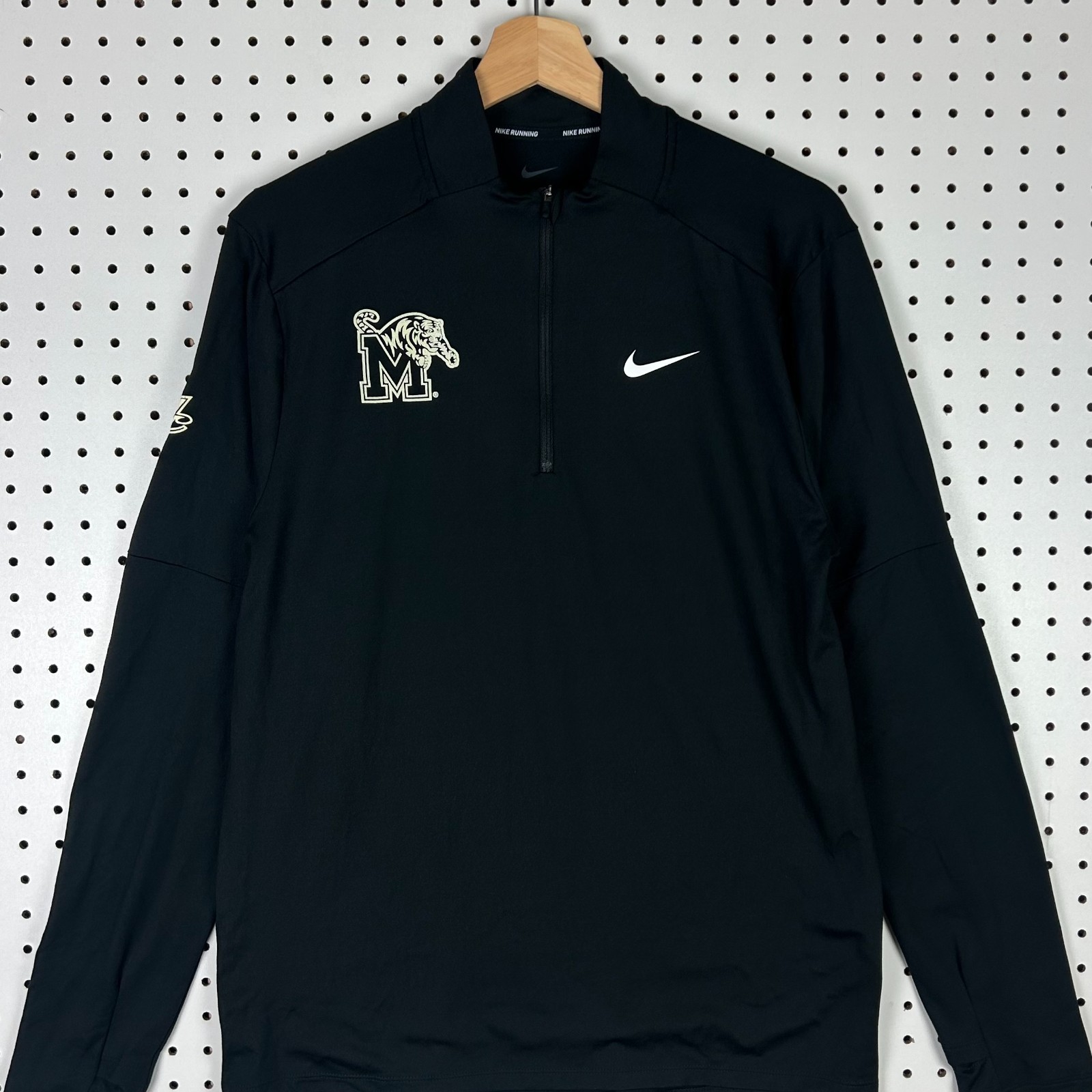 Nike 1 Cent Memphis Tigers Medium Quarter Zip Black Basketball Penny 901 Dri Fit gallery