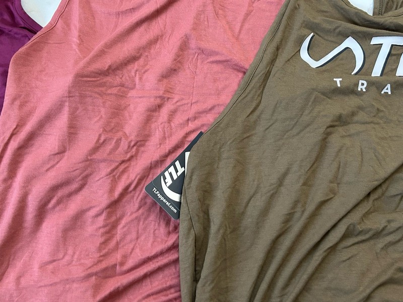 TLF Take Life Further Men’s Drop Tank Tops Stringers Gym Tee Lot Of 3 M L gallery