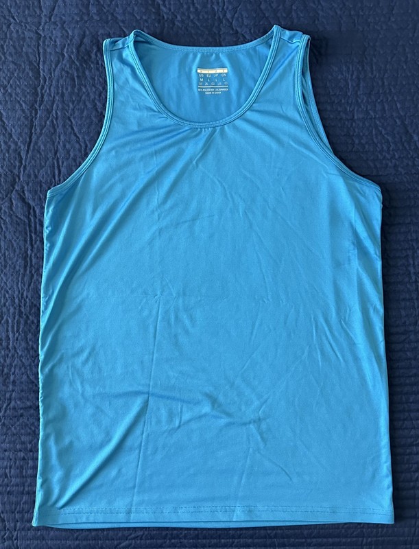 MAGCOMSEN Men's UPF 50+ Tank Medium 2 pk Light Blue & Royal Blue (EUC) gallery