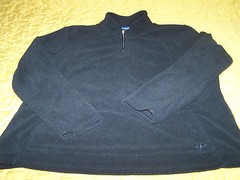 Nordic Track Black 1/4 Zip Pullover Sports Fleece Camping Hiking Softball Sz XL